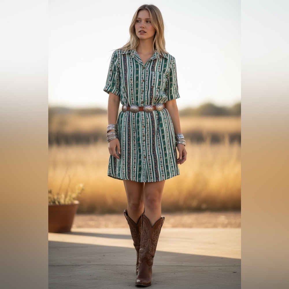 O. Pui Vintage 90s long tunic top/mini dress